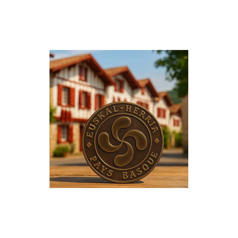 Croix Basque Au Chocolat Noir - Lauburu