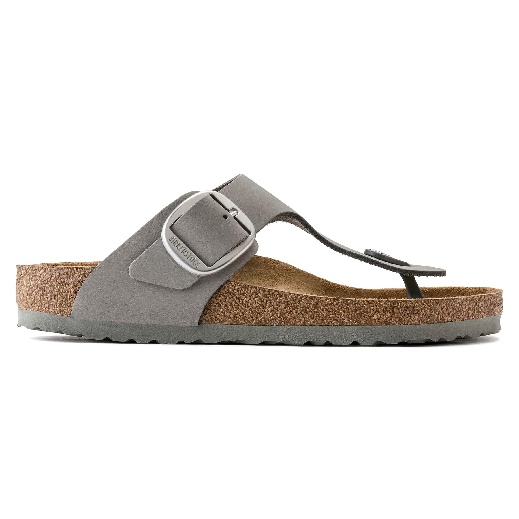 Tongs femme Birkenstock Gizeh Big Buckle Nubuk Leather