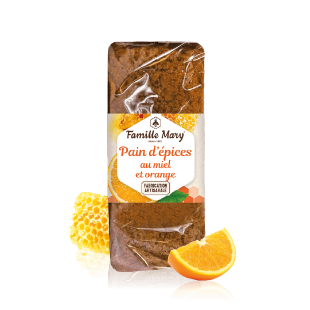 Pain d'épices au miel et écorces d'orange