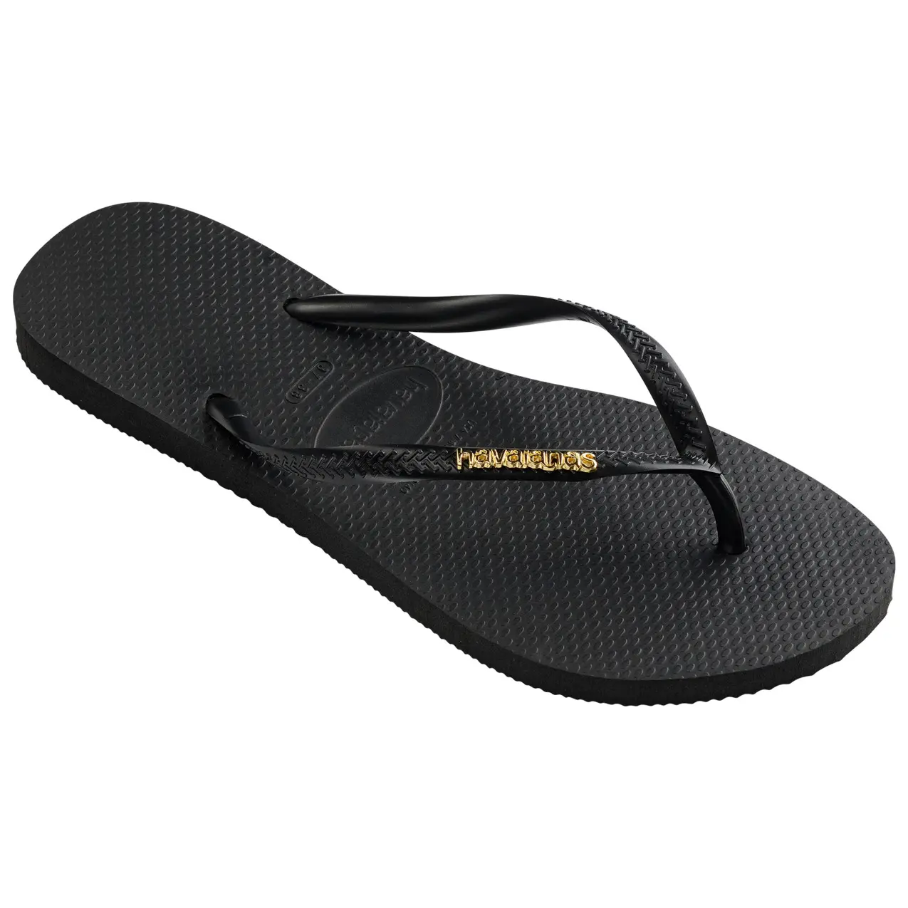 Tongs femme Havaianas Slim Logo Metallic