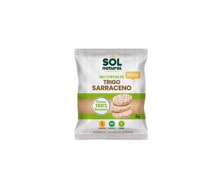 Solnatural Mini Galettes Sarrasin Sans Gluten Bio 45g