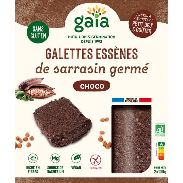 Galette au sarrasin germé choco 2x100g