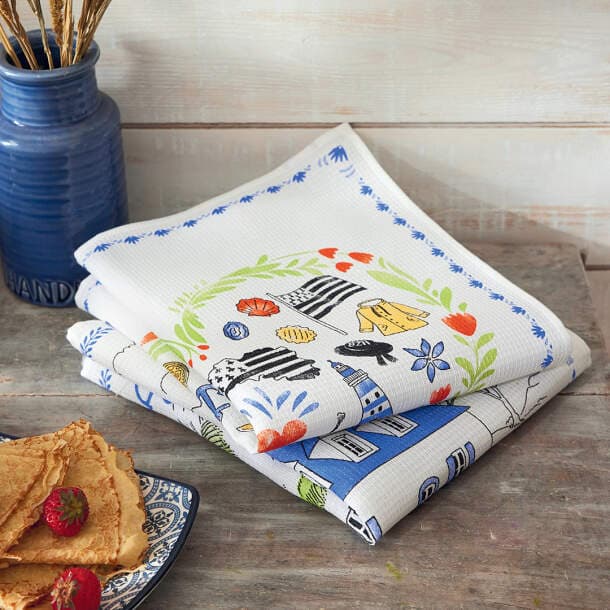 2 essuie-mains Nous aimons la Bretagne